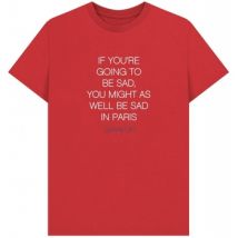 T-shirt Gossip Girl Sad In Paris