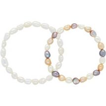 Bracelets Pearls & Colors Lots de 2 Bracelets Perle - Grace