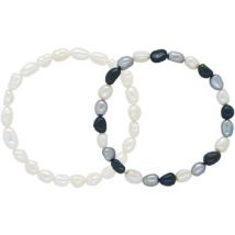 Bracelets Pearls & Colors Lots de 2 Bracelets Perle - Grace
