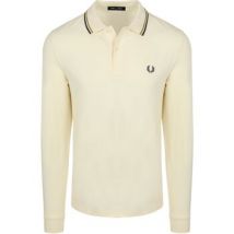 Polo Fred Perry Polo à manches longues Ecru 46A