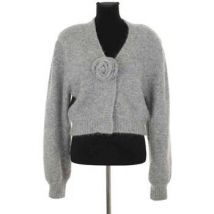 Gilet Rotate Cardigan en laine gris