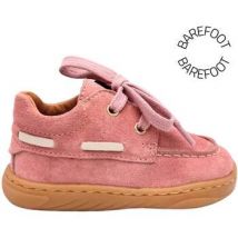 Bottines enfant Babybotte Bottillons Barefoot Albatros Velour Rose Pale