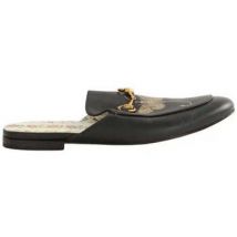 Mules Gucci Mocassins en cuir noirs