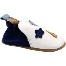 Chaussons bébé Bellamy Chaussons Sabli Blanc Marine