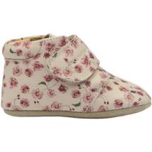 Chaussons bébé Pom Pom Chaussons Beginners Velcro Print Autumn Anemone