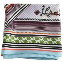 Echarpe Tory Burch Foulard en soie multicolore
