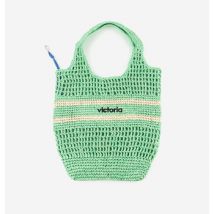 Cabas V Things VICTORIA THINGS SAC RAPHIA RAYURES BRODERIE 9226000