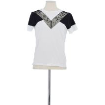 T-shirt Maje T-shirt en coton blanc
