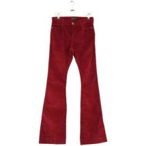 Jeans flare / larges Maje Pantalon bootcut en coton bordeaux