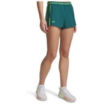 Short Under Armour SHORT DE SPORT FEMME TECH PLAY UP SHORTS - RACK GREEN - L