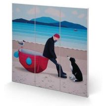 Tableaux, toiles Ailsa Black 30 cm x 30 cm PM4249