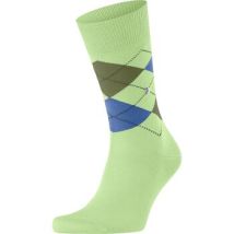 Socquettes Burlington Chaussettes Manchester Carreaux Vert Clair 7434
