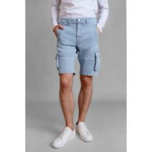 Short Enorsia Shorts Cargo en Jean Élastique