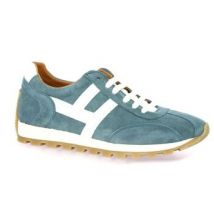 Baskets basses Belang Baskets cuir velours jean