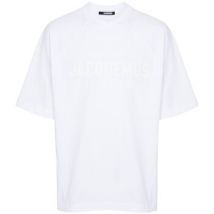 T-shirt Jacquemus LE T-SHIRT LE TYPO WHITE