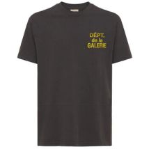 T-shirt gallery dept T-SHIRT FRENCH TEE BLACK YELLOW