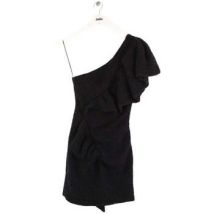 Robe courte Alexandre Vauthier Robe en laine noire