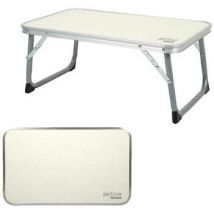 Chaises d'extérieur Aktive Table d'appoint d'extérieur pliable beige