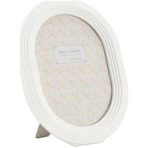 Cadres photo ferretti Cadre photo ovale moderne blanc
