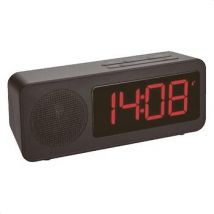 Horloges Tfa Réveil numérique 60.2546.01 radio FM noir