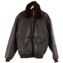 Veste Avirex Veste en cuir marron