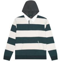 Sweat-shirt Huf - Sweat à capuche - vert sapin et crème