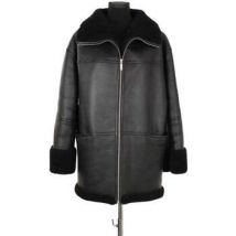 Manteau Toteme Manteau en cuir noir