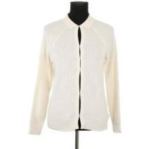Gilet Eric Bompard Cardigan en coton blanc