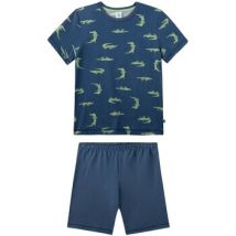 Ensembles enfant Sanetta Garçon Pyjama Pyjama kurz Krokodil