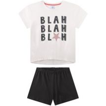 Ensembles enfant Sanetta Fille Pyjama Pyjama Teenager Blah kurz