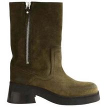 Bottines Miista Boots en daim kaki