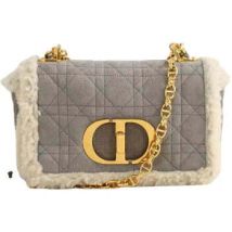 Sac a main Dior Sac à bandoulière en cuir gris