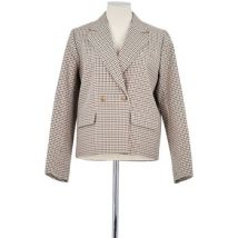 Veste Bonpoint Blazer en coton beige