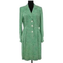 Robe Jean Louis Scherrer Robe en soie verte