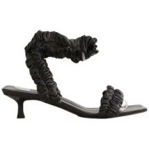 Sandales Khaite Talons en cuir noirs