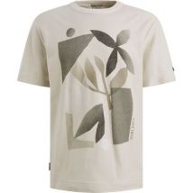 T-shirt Cast Iron T-shirt Impression Ecru