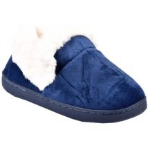Chaussons Ozabi PANTOUFLE Femme Chausson COCOONING MD8698 MARINE