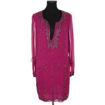 Robe courte Antik Batik Robe violette