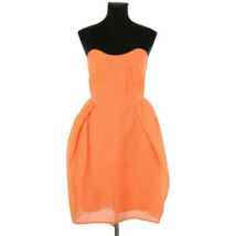 Robe courte Carven Robe en coton orange