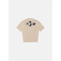 T-shirt Arte Antwerp T-shirt knit print dans le dos - beige