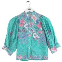 Blouses V.de.vinster Blouse en coton bleue
