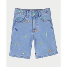 Short enfant Billieblush Bermuda Denim Requins Brodés