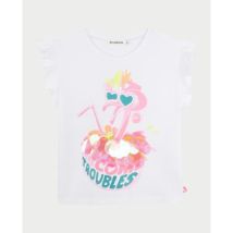 T-shirt enfant Billieblush T-shirt Jersey Volant Paillettes