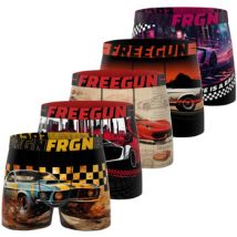Boxers Freegun Lot de 5 boxers homme Cars Racing