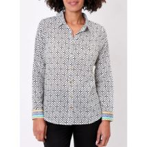 Chemise La Fiancee Du Mekong Chemise imprimée droite voile de coton bio FEBINY