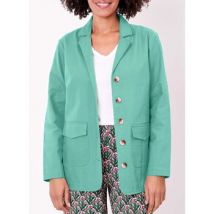 Veste La Fiancee Du Mekong Veste saharienne unie coton bio LIRIA