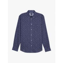 Chemise Eden Park Chemise à motifs marine en coton