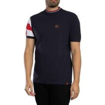 T-shirt Trojan T-shirt piqué à imprimé drapeau