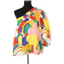 Blouses The Label Edition Blouse en coton multicolore