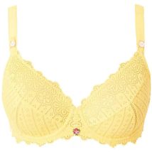 Corbeilles & balconnets Brigitte Bardot Soutien-gorge corbeille grand maintien jaune Poétesse
